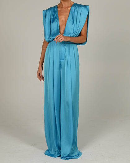 Yasmin Jumpsuit in Turquoise