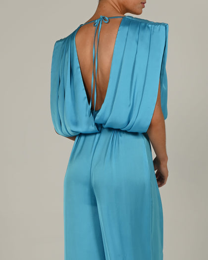 Yasmin Jumpsuit in Turquoise