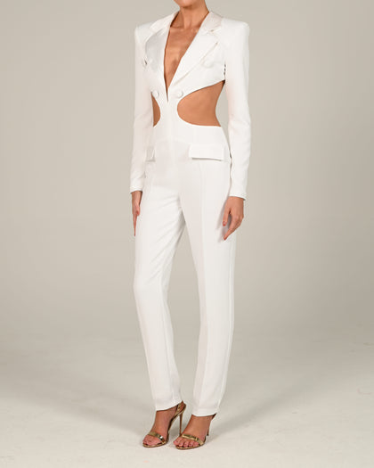 Ruby Jumpsuit in Ivory