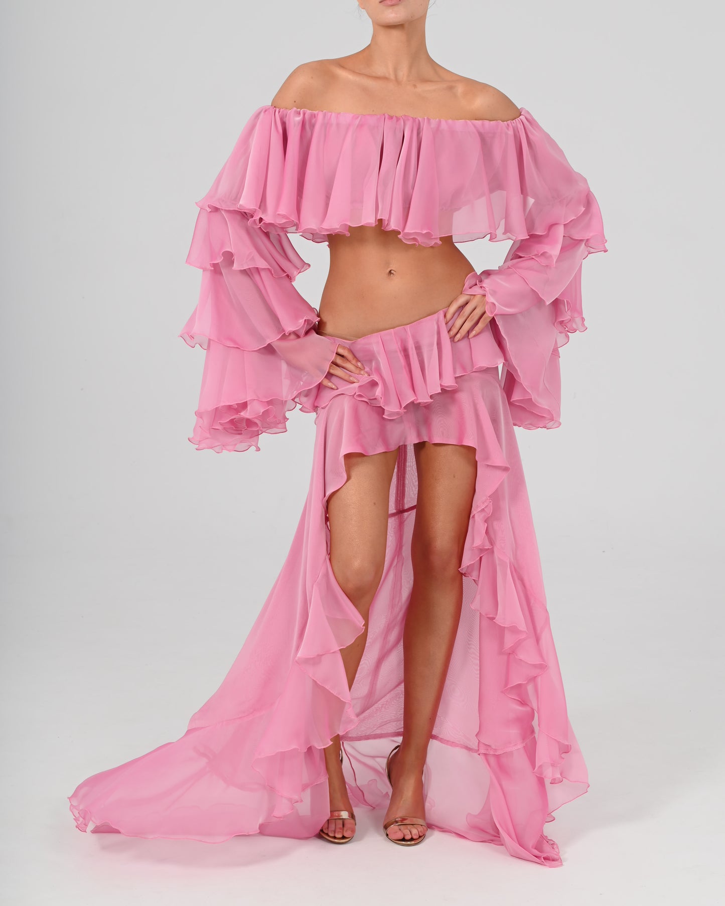 Rebecca Skirt in Sorbet Ready To Ship