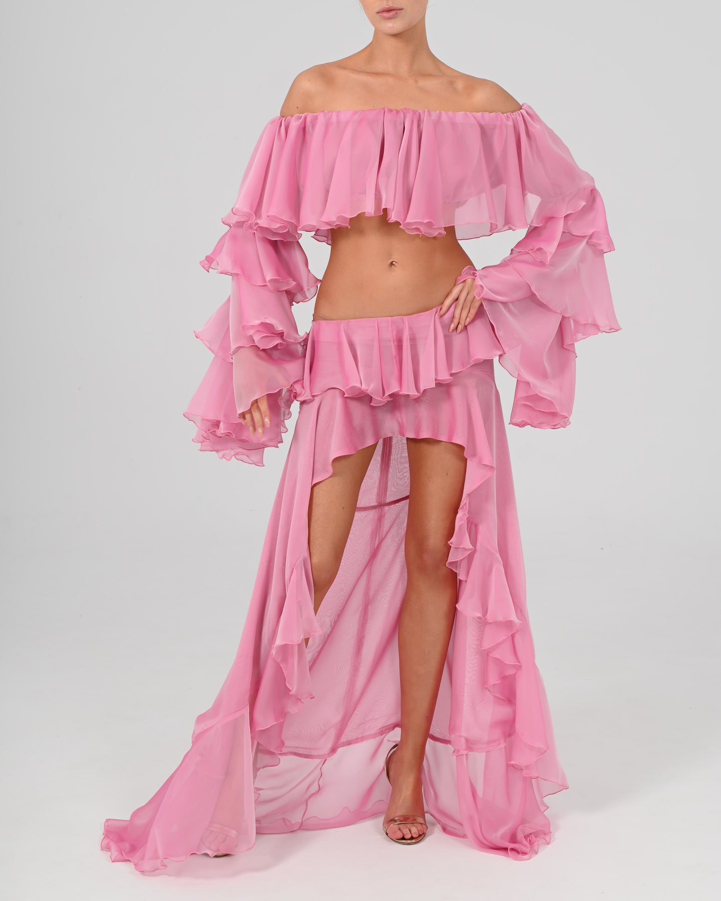 Rebecca Skirt in Sorbet Ready To Ship
