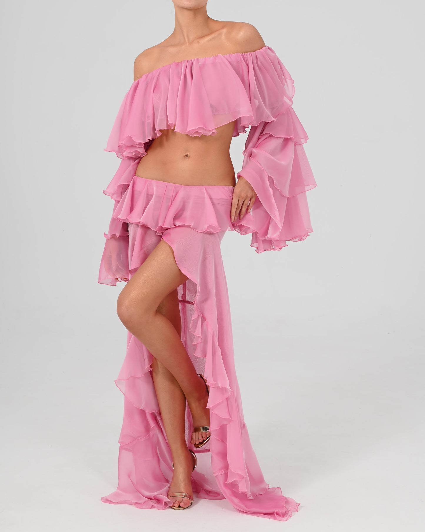 Rebecca Skirt in Sorbet Ready To Ship