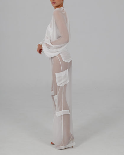 Alex Jumpsuit in Ivory