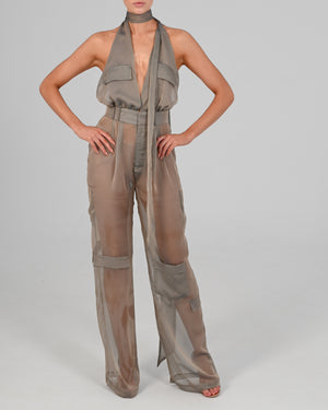 Alex Halter Jumpsuit in Diesel