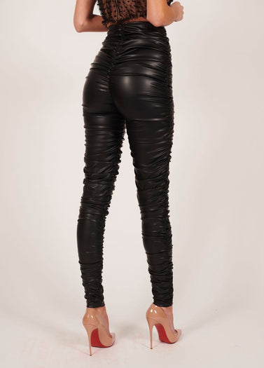 Kylie Leather Trousers