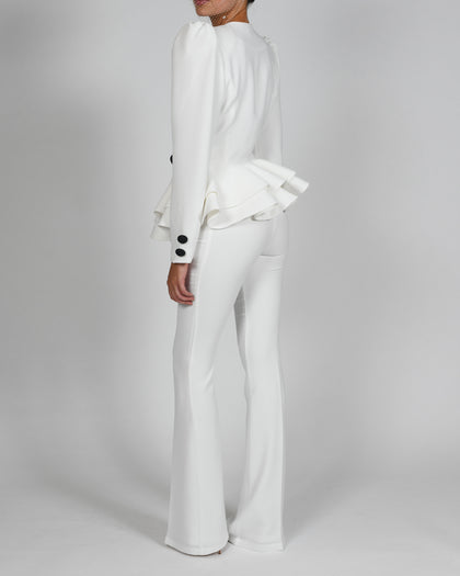 Libby Jacket and Flares in Ivory
